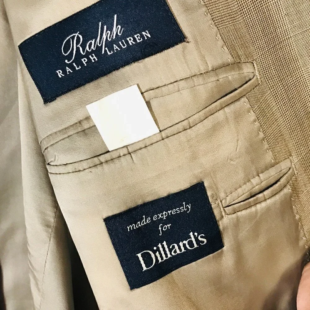 Ralph Ralph Lauren Blazer Sports Coat Jacket Gray Grey 52L Wool Light 2 Button